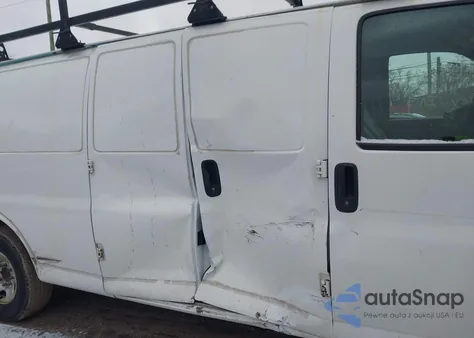 2020 Chevrolet Express Cargo Rwd 3500 Extended Wheelbase Wt from USA, damaged, VIN 1GCZGHFG0L1257051